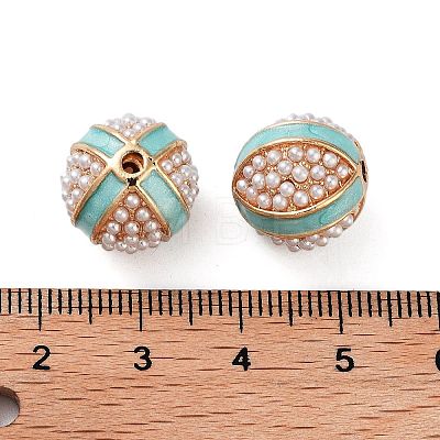 Alloy Enamel Beads FIND-E046-11G-05-1