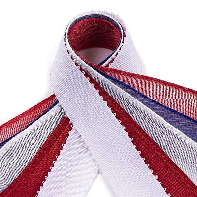 15 Yards 5 Styles Independence Day Polyester & Polycotton Ribbons Sets SRIB-A015-02C-03-1