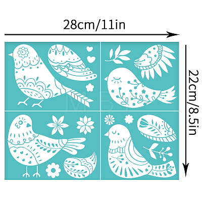 Self-Adhesive Silk Screen Printing Stencil DIY-WH0338-296-1
