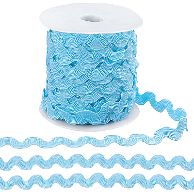 1 Roll Polyester Wave Bending Fringe Trim OCOR-ME0001-97A-1