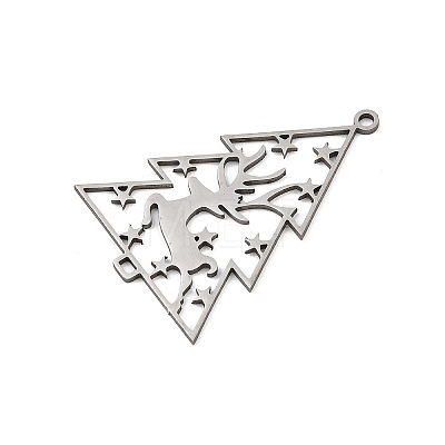 Christmas 201 Stainless Steel Pendants STAS-C156-01O-P-1
