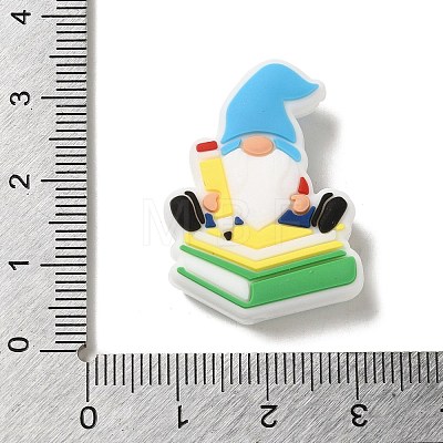 Gnome Food Grade Eco-Friendly Silicone Focal Beads SIL-C005-05B-1