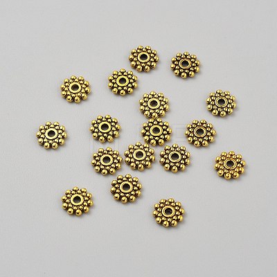 Zinc Alloy Spacer Beads PALLOY-WH0048-24AG-01-1