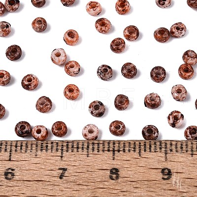 Picasso Glass Seed Beads GL-N001-01B-06-1