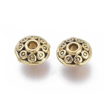 Tibetan Style Alloy Spacer Beads X1-GLF0725Y-NF-1