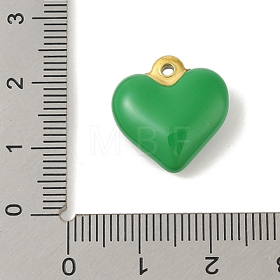 304 Stainless Steel Enamel Pendants STAS-M071-02H-1