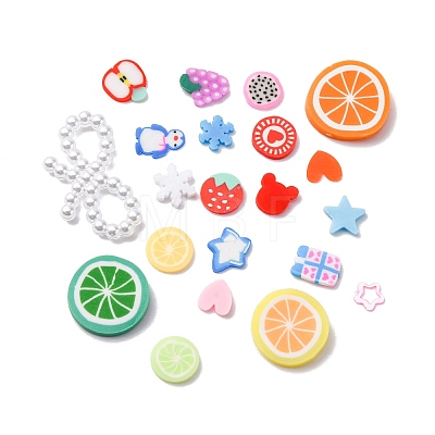 DIY Polymer Clay & Bubble Beads & Acrylic & Glitter Nail Art Decorations DIY-XCP0003-68-1