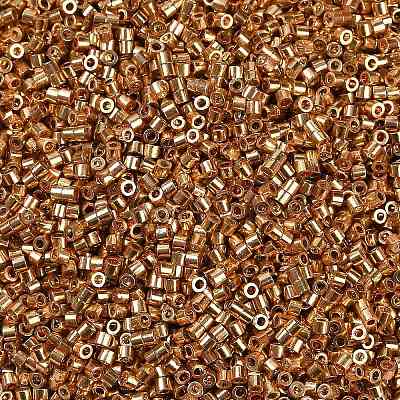 Electroplate Glass Seed Beads SEED-H003-08I-1