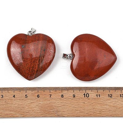 Natural Red Jasper Pendants GG-K002-12A-11-1