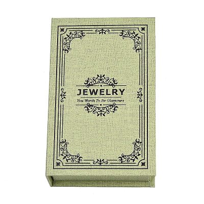 Floral Printed Paper Jewelry Display Magnetic Cases CON-K015-03B-02-1