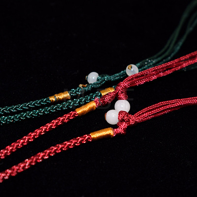 Nylon Cord Necklace Making NWIR-E028-04B-1