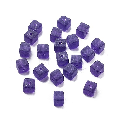 Acrylic Beads OACR-H044-05G-1