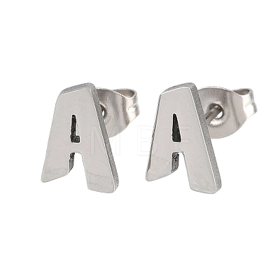 304 Stainless Steel Stud Earrings SA-T001-03P-1