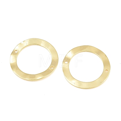 Brass Connector Charms KK-CBA3642-02G-1