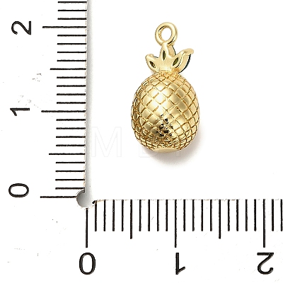 Brass Micro Pave Cubic Zirconia Pendants KK-L229-001G-04-1