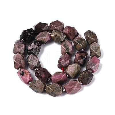 Natural Rhodonite Beads Strands G-Q608-11G-1