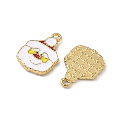 304 Stainless Steel Enamel Pendants STAS-L300-012G-26-1