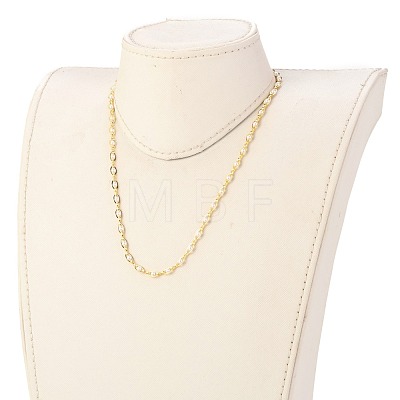 Brass Handmade Beaded Chains Jewelry Sets SJEW-JS01144-1