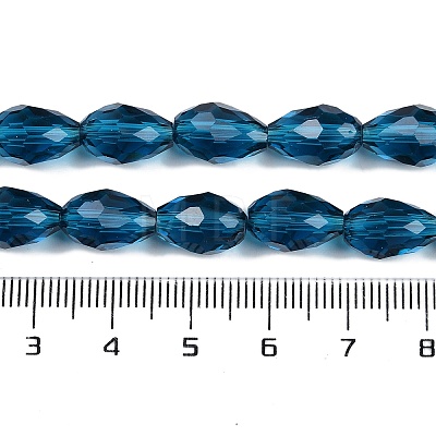 Transparent Glass Beads Strands EGLA-N013-T10mm-D25-1