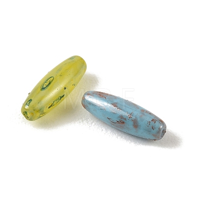 Baking Paint Glass Beads DGLA-G004-02J-1