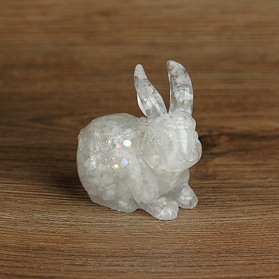 Resin Rabbit Display Decoration PW-WG86620-02-1