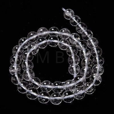 Natural Quartz Crystal Beads Strands X-G-H236-05A-8mm-1