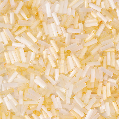 1200Pcs 3 Colors Glass Bugle Beads SEED-TADJ0001-02-1