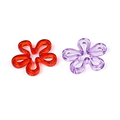 Transparent Acrylic Pendants TACR-T028-81M-1
