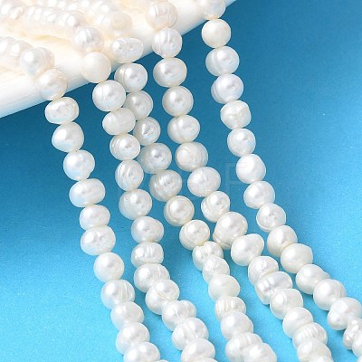 Natural Cultured Freshwater Pearl Beads Strands PEAR-I007-07Q-03C-1