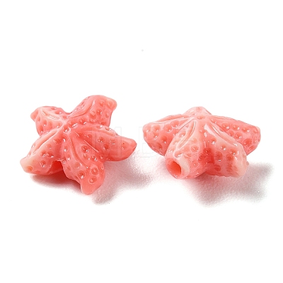 Synthetic Shell Dyed Beads SHEL-K007-02-1