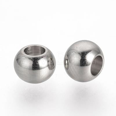 Tarnish Resistant 201 Stainless Steel Spacer Beads STAS-R071-36-1