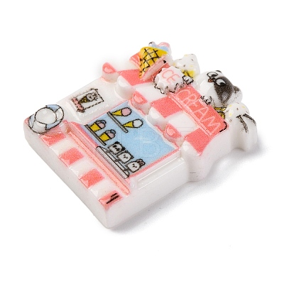 Ice Cream Cart Opaque Resin Store Decoden Cabochons LS-CRES-Z008-02A-1