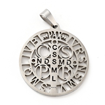 Non-Tarnish 201 Stainless Steel Pendant LS-STAS-E015-14P-1