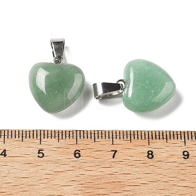 Natural Green Aventurine Pendants G-I311-A06-1