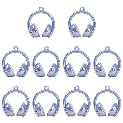 UV Plating Opaque Acrylic Pendants SACR-FZC0001-001G-1