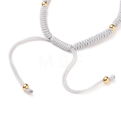 Braided Nylon Cord Bracelet Making AJEW-JB00764-1