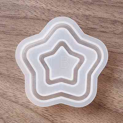 DIY Double Star Shaped Food-grade Silicone Molds SIMO-D001-14-1