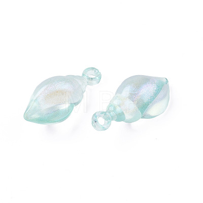 Transparent Acrylic Pendants X-OACR-N008-080M-1