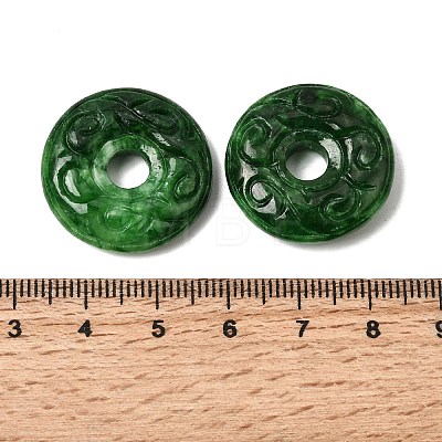 Natural Myanmar Jade Dyed Pendants G-D364-05A-1