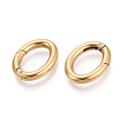 304 Stainless Steel Spring Gate Rings STAS-N115-72A-G-1