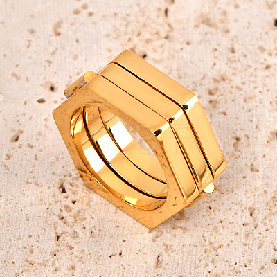 304 Stainless Steel Folding Finger Rings for Men WG34ADE-01-1