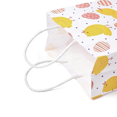 Easter Rectangle Kraft Paper Handbags CARB-U002-01F-1