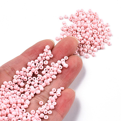 8/0 Baking Paint Glass Seed Beads SEED-R051-07B-05-1