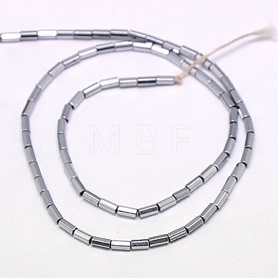 Electroplate Non-magnetic Synthetic Hematite Beads Strands G-J166-4x2mm-06-1