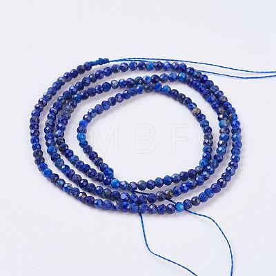 Natural Lapis Lazuli Beads Strands G-J376-51A-2mm-1