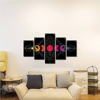 Painting Hanging Wall Decorations HJEW-WH0180-008-1