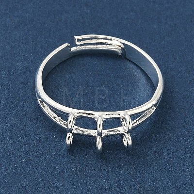 Adjustable Brass Finger Ring Trays for Hanging Pendant KK-K414-03C-S-1
