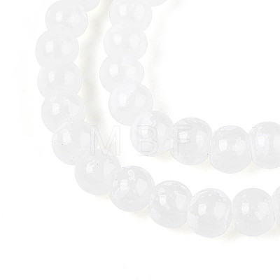 Baking Paint Glass Beads Strands DGLA-N015-4mm-01-1