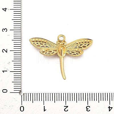 304 Stainless Steel Crystal Rhinestone Pendants STAS-P385-05C-G-1