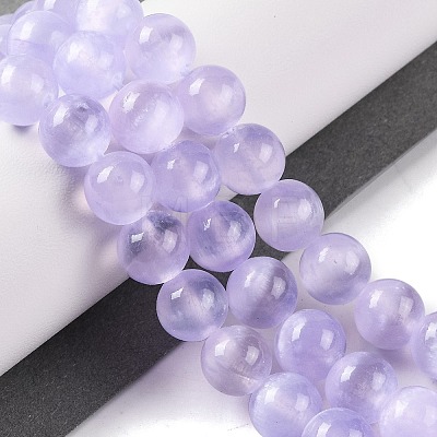 Natural Selenite Beads Strands G-C142-01B-02-1